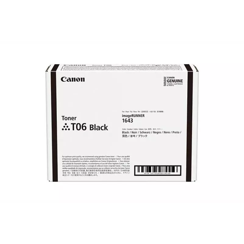 Tóner Canon T06 3526C002 3000 páginas Negro