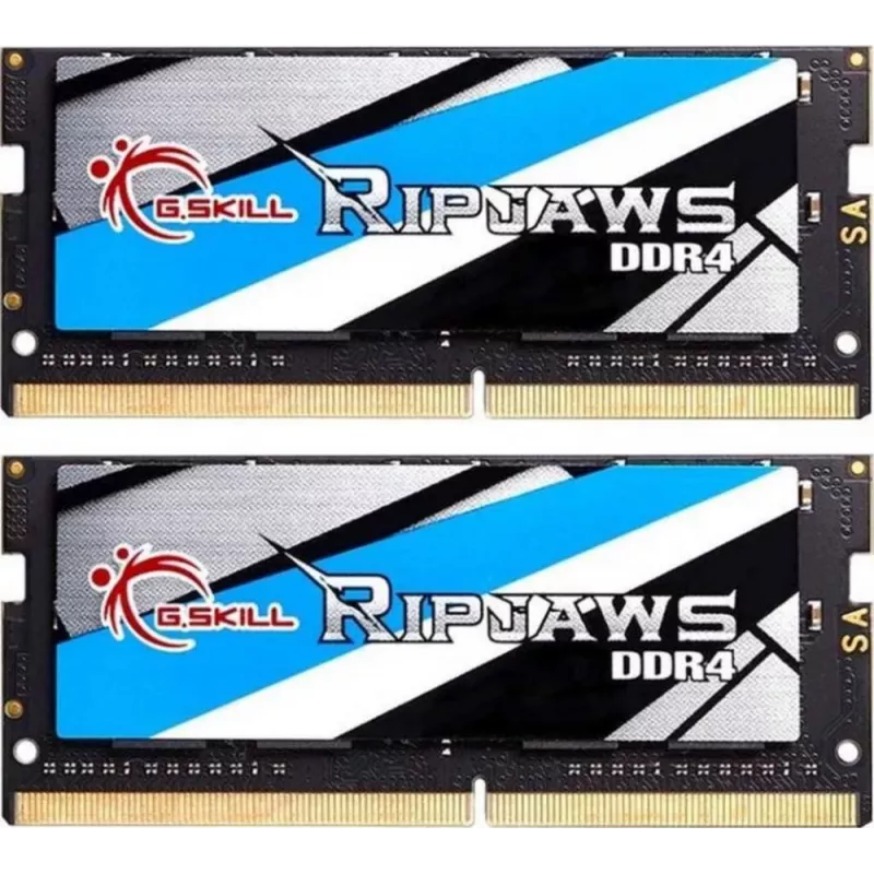 SO-DIMM 32 GB DDR4-2666 (2x 16 GB) kit dual, memoria RAM F4-2666C19D-32GRS, Ripjaws