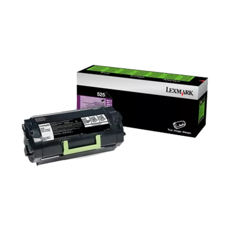 Cartucho de tóner Lexmark 522 1 ud. original negro