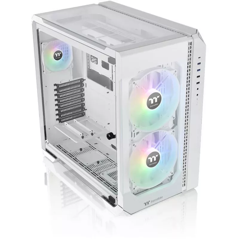 Caja de PC Thermaltake View 51 TG ARGB Snow Midi Tower blanca