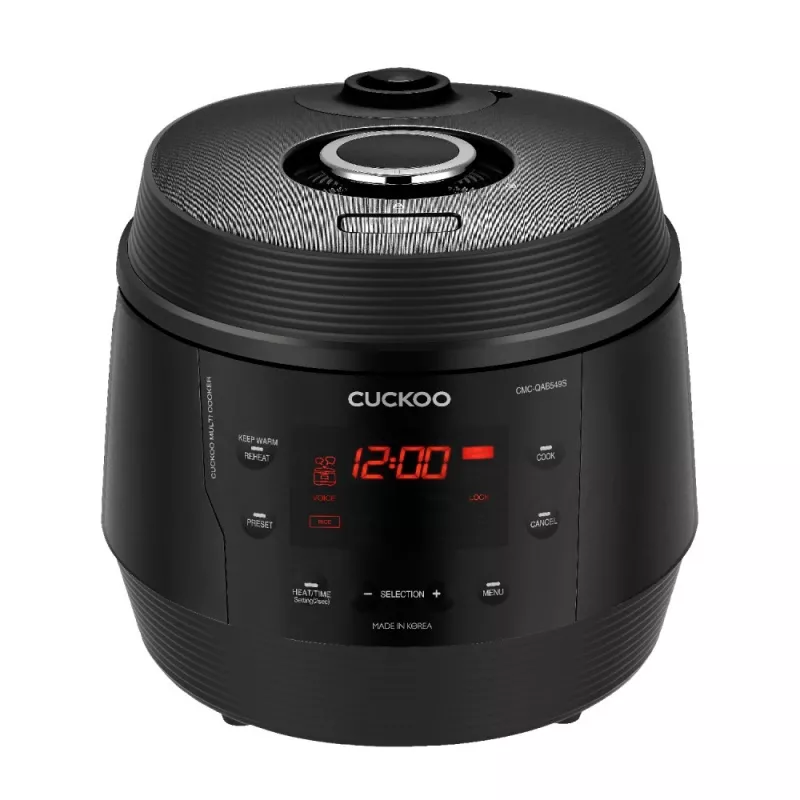 Cuckoo ICOOK Q5 CMC-QAB549S olla multicocción, 5 l, 1100 W, negra