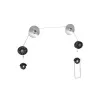 Maclean MC-557B soporte de pared ultrafino para TV, 37–70 pulgadas, máx. 50 kg, VESA hasta 800x400