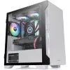 Caja de PC Thermaltake S100 Tempered Glass Snow Edition Micro Tower blanca