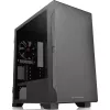 Caja de PC Thermaltake S100 TG Micro Tower negra