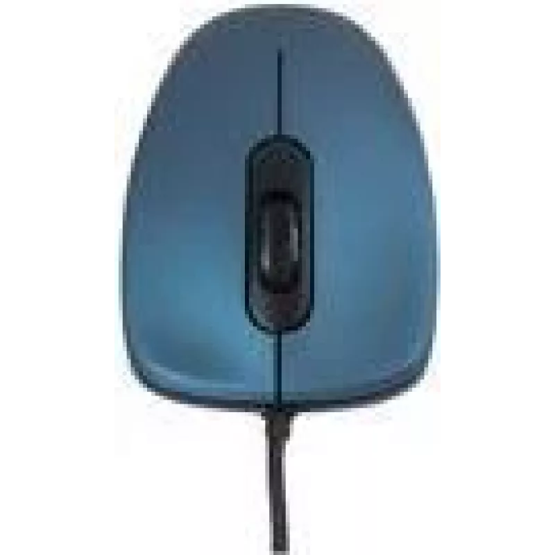 ModeCom MC-M10S - Ratón - Óptico - 3 botones - Con cable - USB - Azul