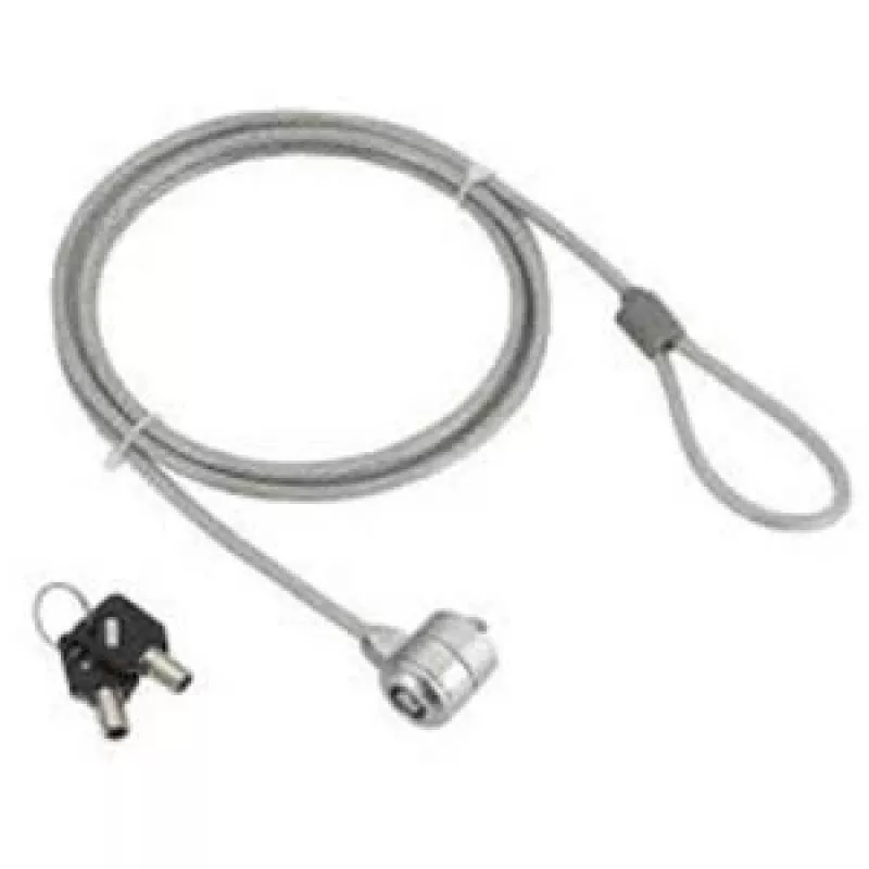Candado de cable Gembird LK-K-01 para portátiles (candado de llave) 1,8 m
