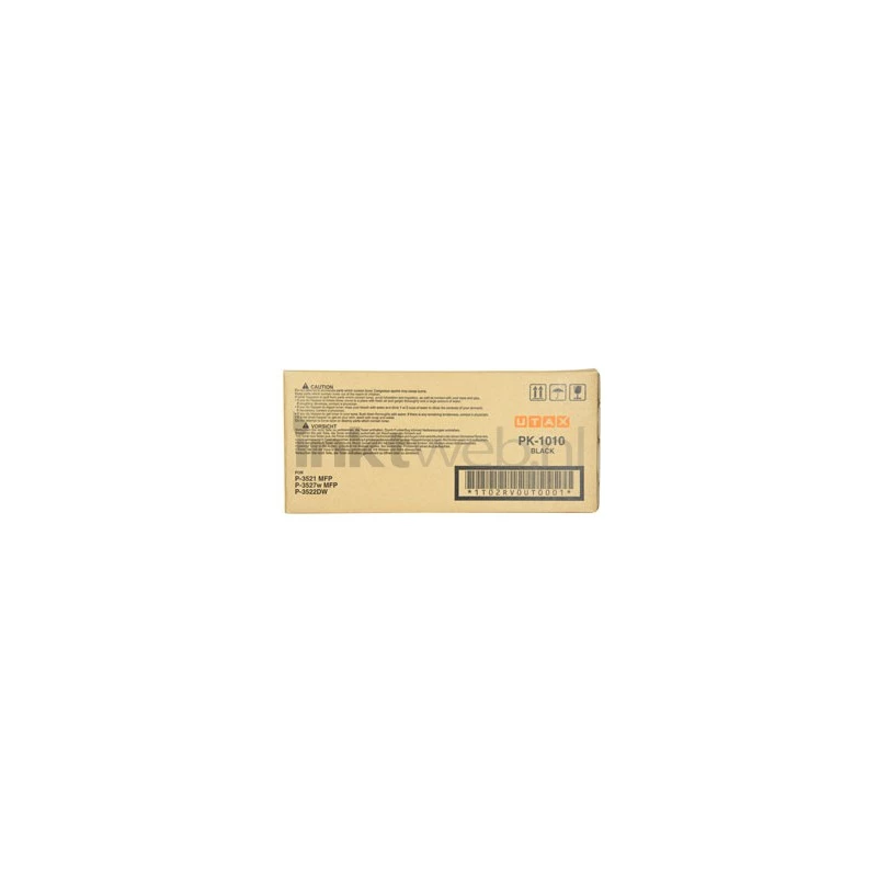 Utax 1T02RV0UT0/PK-1010 Kit de tóner, 3K páginas ISO/IEC 19752 para TA P...