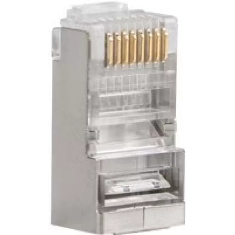 Lanberg PLS-5000 conector de cable RJ-45 acero inoxidable - transparente (PLS-5000)