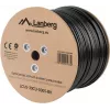 Cable de red Lanberg LCU5-30CU-0305-BK 305 m Cat5e U/UTP (UTP) negro (LCU5-30CU-0305-BK)