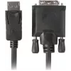 Adaptador de cable de vídeo LANBERG DisplayPort a DVI-D CA-DPDV-10CU-0018-BK, 1,8 m, negro