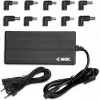 Fuente de alimentación IBOX IUZ90WA 90 W, entrada 100–240 V, salida 4,5 A, tensión ajustable, para interiores, negra