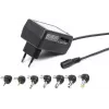 EnerGenie EG-MC-008 adaptador/transformador de red para interiores 12 W negro