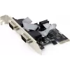 Tarjeta serie PCIe Gembird SPC-22, 2x RS-232, perfil bajo, WCH382, 2 Mbps