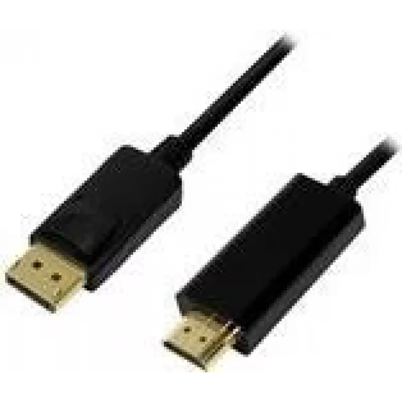 Adaptador de cable de vídeo LogiLink CV0126 1 M DisplayPort HDMI Type-A (Stand