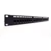 Digitus Professional DN-91624U panel de parcheo de 19 pulgadas, 24x RJ45, Cat 6, sin apantallar, LSA, 1U, negro