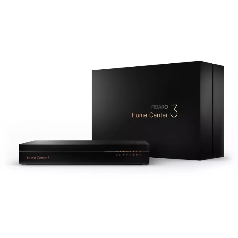 Fibaro Home Center 3 Wired & Wireless negro