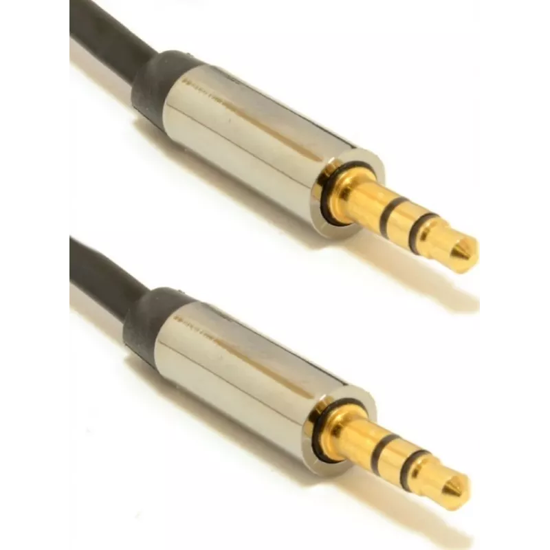 Cable GEMBIRD CCAP-444-6 (mini jack macho - mini jack macho; 1,8 m; color negro)