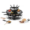 Unold 48726 Raclette-Grill para 8 personas 1300 W Negro, Acero inoxidable