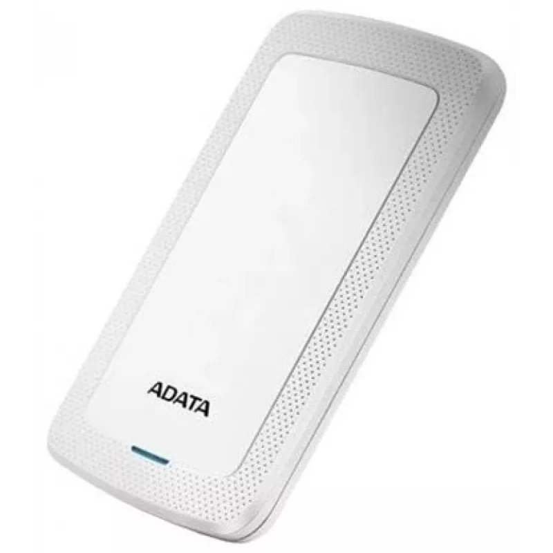ADATA HV300 - Disco duro - 2 TB - externo (portátil) - USB 3.1 - AES de 256 bits - blanco