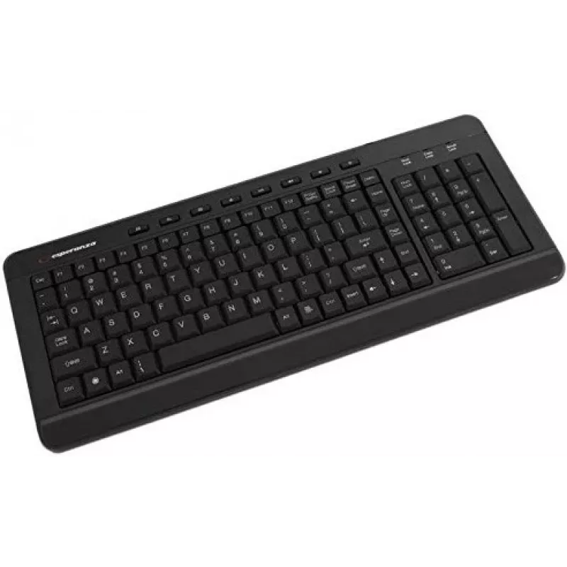 Esperanza EK122K Liberty conjunto de teclado y ratón inalámbrico, negro