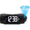 Radio despertador Blaupunkt CRP9BK, FM PLL, proyector, función de carga USB, temperatura interior (CRP9BK)