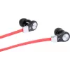 MAGICSOUND DS-2 - AURICULARES ESTÉREO CON MICRÓFONO, NEGRO-ROJO