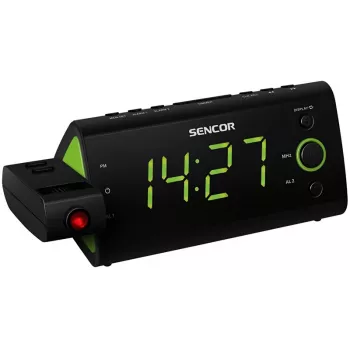 Radio despertador SRC 330GN con proyector de hora