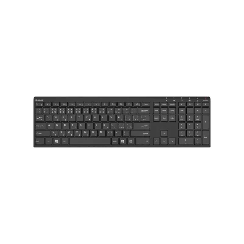 Teclado inalámbrico YENKEE YKB 2000 CSBK – diseño delgado y compacto, conexión inalámbrica