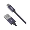 Cable YENKEE YCU 301 BE USB-A 2.0/USB-C 1m lila