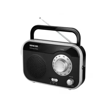 Radio SENCOR SRD 210 BS, negro/plata