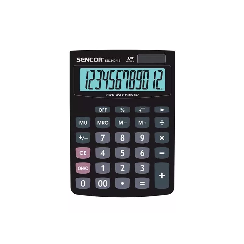 Sencor SEC 340/12 Producto negro