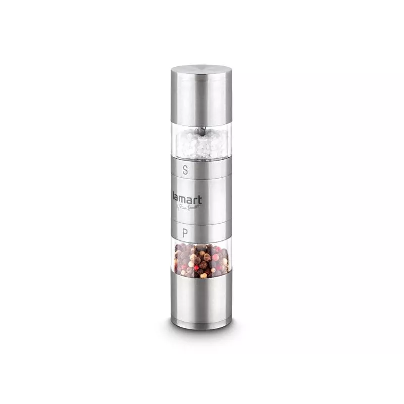 Molino manual de mano LAMART LT7013 – acero inoxidable, funcionamiento manual