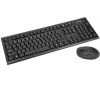 A4Tech 7100N Teclado y ratón de sobremesa con RF inalámbrico QWERTY inglés negro
