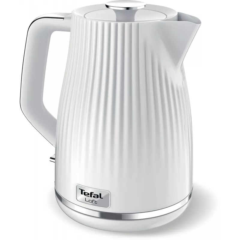 Hervidor eléctrico Tefal KO250130 — capacidad de 1,7 L, 2400 W, blanco