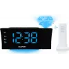 Blaupunkt CRP81USB radio despertador con proyección y carga USB, negro