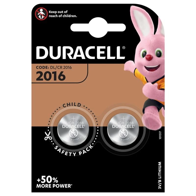 Pila desechable Duracell DL2016