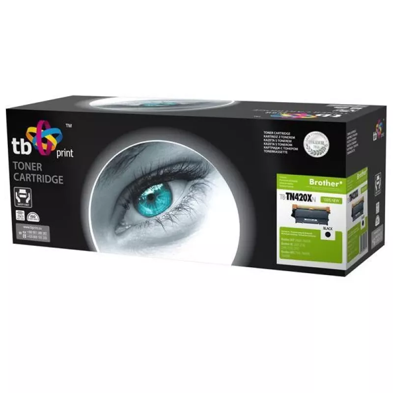 TB Print TB-TN420XN tóner compatible para Brother TN420X, negro, 2600 páginas