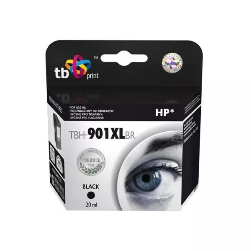 Tinta HP OJ J4580 XL negra remanufacturada TBH-901XLBR
