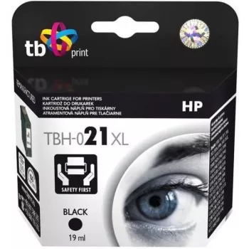 Tinta TBH-021XL (HP n.º 21 - C9351AE) negra remanufacturada