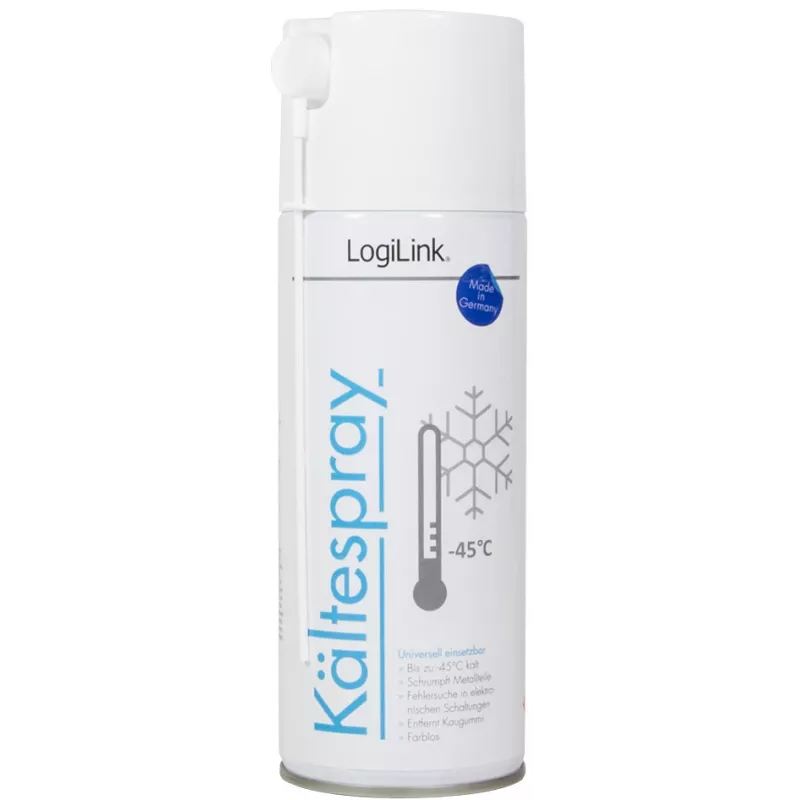 Spray frío LogiLink RP0014 para electrónica, 400 ml