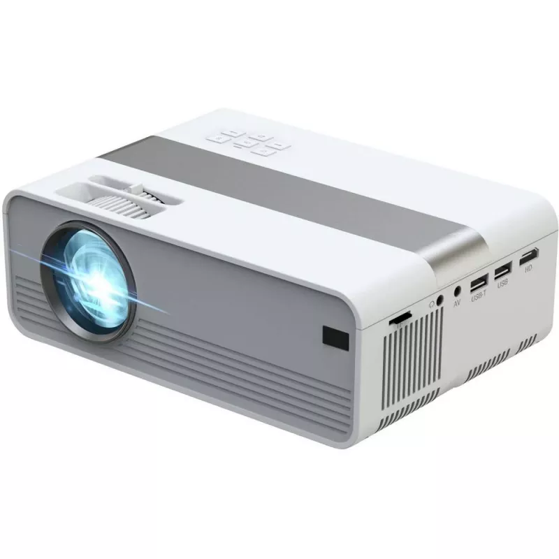 Technaxx TX-127 mini proyector LED, LCD, HD 720p (1280x720), blanco/gris