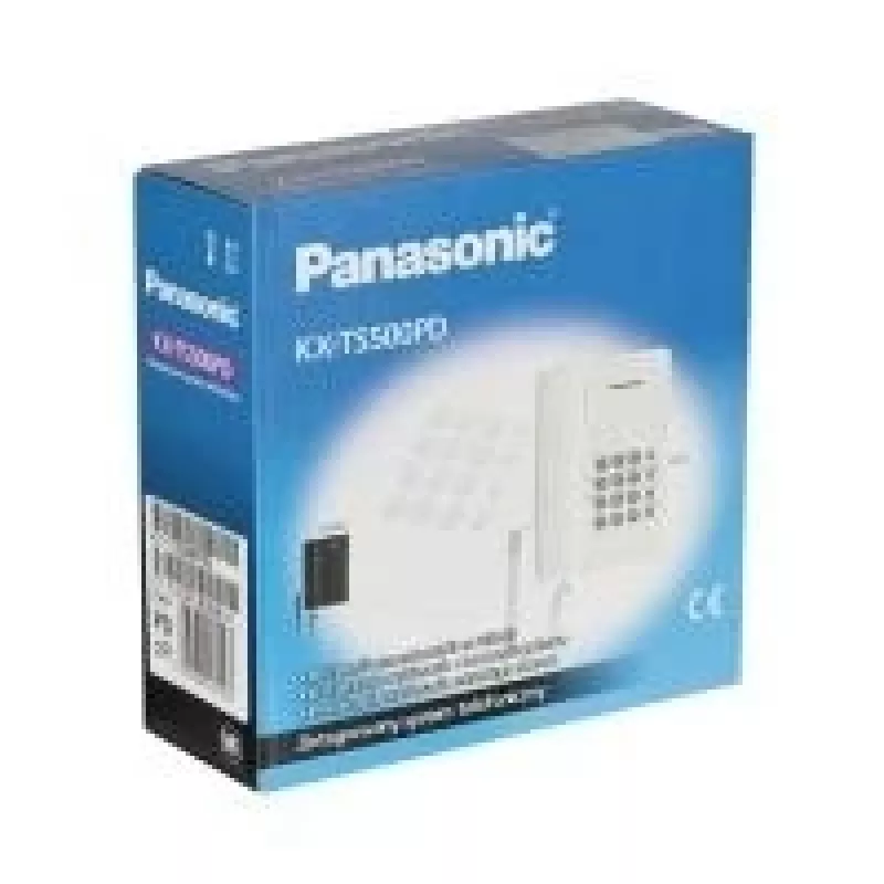 Teléfono con cable Panasonic KX-TS500 Negro con identificación de llamadas y manos libres