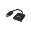 Unitek Y-5118DA adaptador de DisplayPort a HDMI M/H, 0,1 m, Full HD 1920x1200, negro