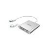 Unitek lector de tarjetas flash USB3.0 + USB Type-C, 9313D (Y-9313D)
