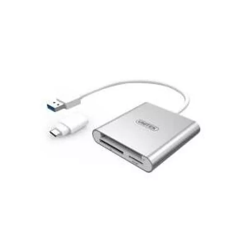 Unitek lector de tarjetas flash USB3.0 + USB Type-C, 9313D (Y-9313D)