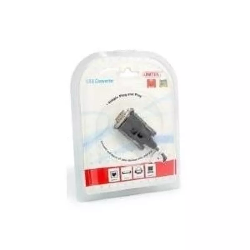 Adaptador de interfaz cable UNITEK Y-108 USB V.2.0 RS232 Negro (Y-108)
