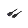 Cable USB Unitek Y-C476BK USB 3.2 Gen 1 (3.1 Gen 1) 0,2 m USB C USB A negro