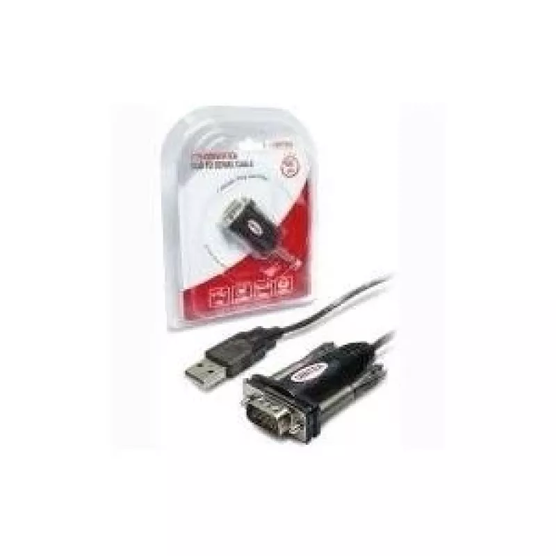 Cable serie UNITEK Y-105 Negro 1,5 m USB Type-A DB-9