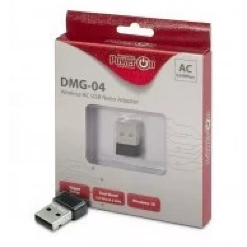 Inter-Tech adaptador de red USB 2.0 650 Mbit/s Wireless