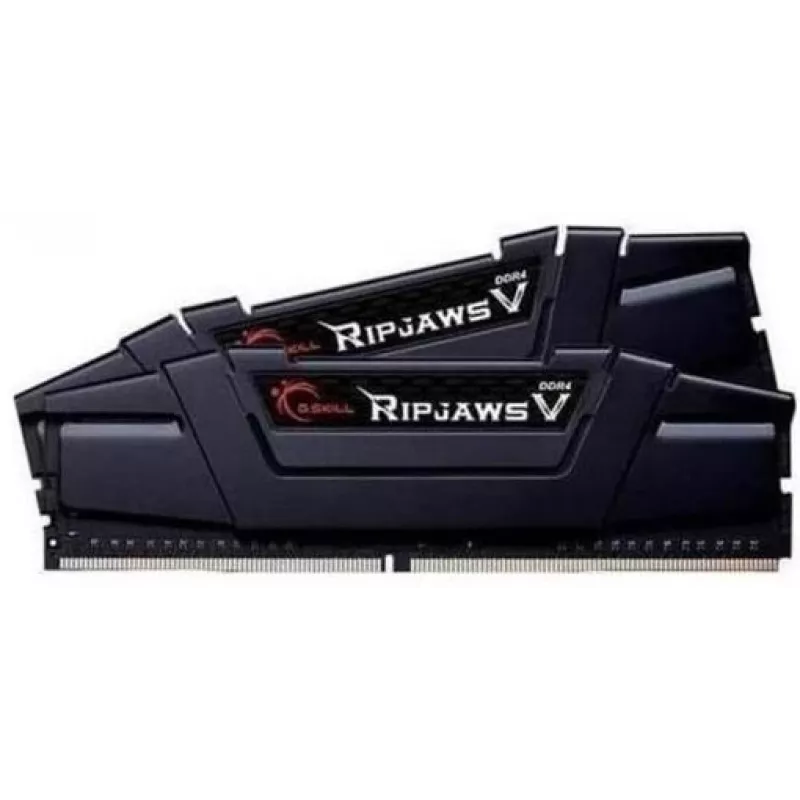 DIMM 16 GB DDR4-3600 (2x 8 GB) Dual-Kit, memoria RAM negra, F4-3600C18D-16GVK, Ripjaws V, INTEL XMP